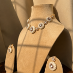 Ivory Enamel Polki Necklace