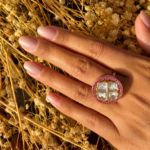 Pinkras Polki Ring