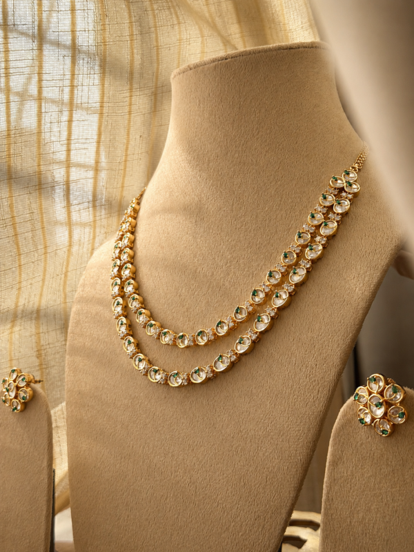 Layered Polki Necklace