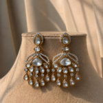 Polki Bloom Dangle Earrings